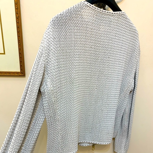 Armani Woven Zipper Front Jacket - Picture 5 of 6